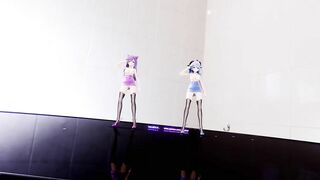 【R18-MMD-4K】ShuiShui - Genshin Impact Ganyu & Keqing 原神甘雨 -chocolate Dream