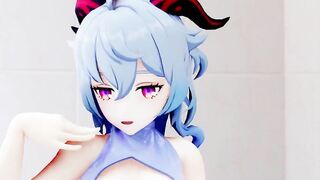 【R18-MMD-4K】ShuiShui - Genshin Impact Ganyu & Keqing 原神甘雨 -chocolate Dream