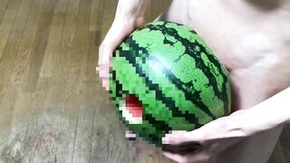 【閲覧注意】スイカとセックスしてみた! I had Sex with a Watermelon. 【無修正】