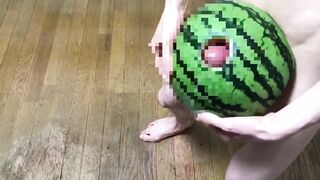 【閲覧注意】スイカとセックスしてみた! I had Sex with a Watermelon. 【無修正】