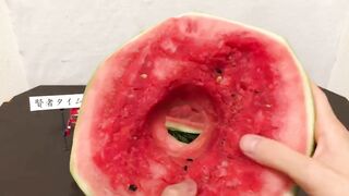 【閲覧注意】スイカとセックスしてみた! I had Sex with a Watermelon. 【無修正】