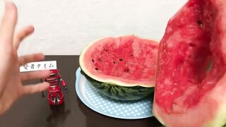 【閲覧注意】スイカとセックスしてみた! I had Sex with a Watermelon. 【無修正】