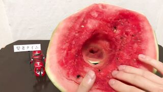 【閲覧注意】スイカとセックスしてみた! I had Sex with a Watermelon. 【無修正】