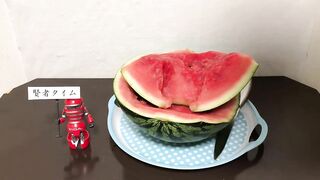 【閲覧注意】スイカとセックスしてみた! I had Sex with a Watermelon. 【無修正】