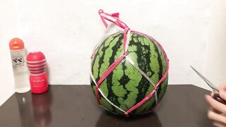 【閲覧注意】スイカとセックスしてみた! I had Sex with a Watermelon. 【無修正】