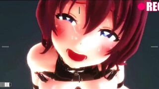 Mmd R18 she go Berserk for Big Cock Ahegao in the name of the Big Cock