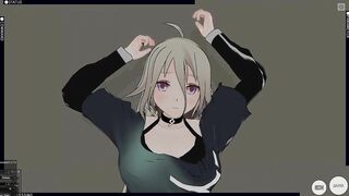 3D HENTAI Vocaloid IA Agreed to Fuck after the Concert