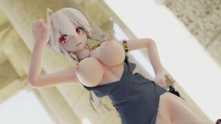 Mmd R18 Haku Sexy Band Singer Seduce her Fans with very Erotic Move 3d Hentai