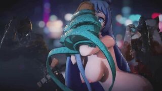 Mmd R18 Nejire Hado my Hero Academia Sexy Cute Lady with Big Tits Anal Lover 3d Hentai