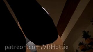 Hot Busty Chick Opens Wide, Strips down and Rides Dildo POV Lap Dance VR Hentai