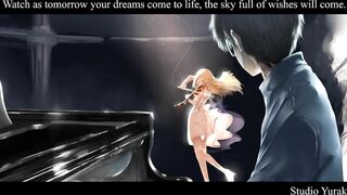 「english Dub」Your Lie in April OP " Hikaru Nara" Full Version【Kelly Mahoney】 - Studio Yuraki