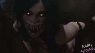 Mortal Kombat: Mileena x Lizard - Creampie 3d Hentai - by RashNemain