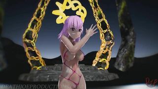 MMD R18+ Misaka Scream Portal Island Stage 1169