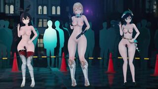 Mmd R18 every STEP Ass Move like Jelly more Wiggle than your Jelly Amber Jean Venti