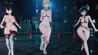 Mmd R18 every STEP Ass Move like Jelly more Wiggle than your Jelly Amber Jean Venti