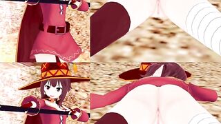 VR 360 Megumin Konosuba no Resistance Sex