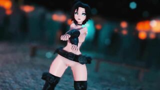 Mmd R18 Mona of Genshin Impact Dance Wiggle in the Hardcore Pawn