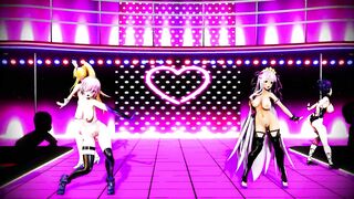 MMD Mash and BB Pele Dance, if you Watch this you will get Hard