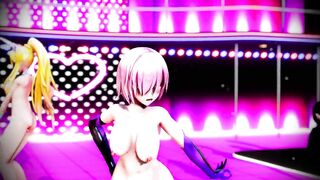 MMD Mash and BB Pele Dance, if you Watch this you will get Hard