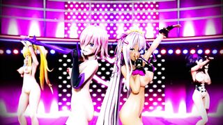 MMD Mash and BB Pele Dance, if you Watch this you will get Hard