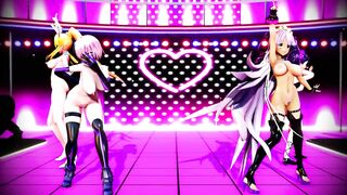 MMD Mash and BB Pele Dance, if you Watch this you will get Hard