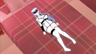 Esdeath at Sexy Stage (3D Ecchi) (Akame Ga Kiru)