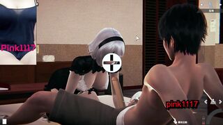 男性向 Hentai Game HoneySelect 2 小遊戲試玩 2B乳交 中文音声