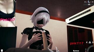 男性向 Hentai Game HoneySelect 2 小遊戲試玩 2B乳交 中文音声