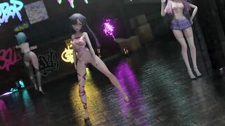 【r-18 MMD】Genshin Impact Mona Ribbon Costume Dance