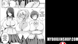 MyDoujinShop - Sexy Ninja Girls Strip to Their Nude Bodies And Fuck!!! Hentai Comic