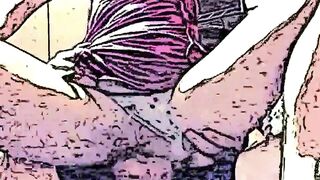 Fucking my Pussy Close Up Cartoon American Milf 07