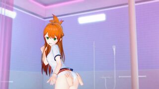 (3D Hentai) Chika Ruda - Licking, Fingering Etc. (Koikatu/Koikatsu/コイカツ！)