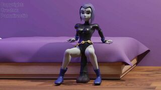 Raven Shemale Hentai 3D Animation 4k