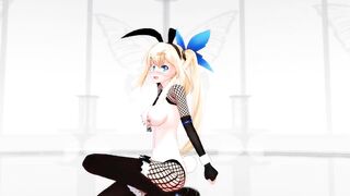 Hentai MMD - Abracadabra Akari 逆バニー (Hazy)