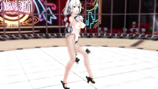 Hentai MMD - Snapping 紲星あかり 日燒逆バニー (Hazy)