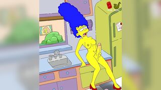 The Simpsons - Futa Marge - Sex Cartoon Hentai Futa Scene P75