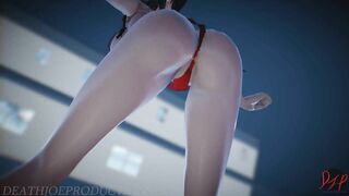 MMD SFW Sexy Red Mitsu Lean on 1091 new Alpha Stage