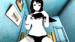 Virtual POV Anime Lap Dance in Bedroom