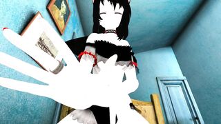 Virtual POV Anime Lap Dance in Bedroom