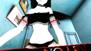 Virtual POV Anime Lap Dance in Bedroom