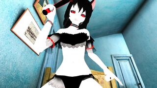 Virtual POV Anime Lap Dance in Bedroom