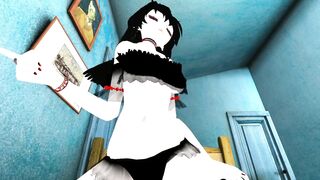 Virtual POV Anime Lap Dance in Bedroom