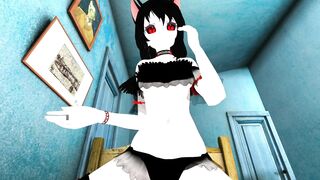 Virtual POV Anime Lap Dance in Bedroom