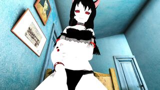 Virtual POV Anime Lap Dance in Bedroom