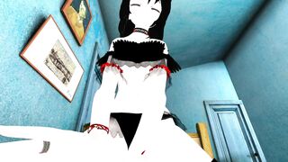 Virtual POV Anime Lap Dance in Bedroom