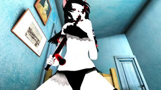 Virtual POV Anime Lap Dance in Bedroom