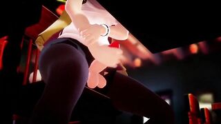 Mmd R18 Futa Short Chan in the Restaurant Caught Fapping in Public 3d Hentai