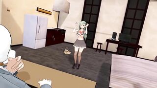 3d Hentai MMD - 10分5000円で踊る鈴谷【PinkCat】 (abubu Nownanka)