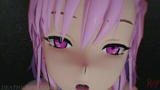 MMD SFW Sex Pink Misaka Bondage Bikini - Hold Dance - 1079