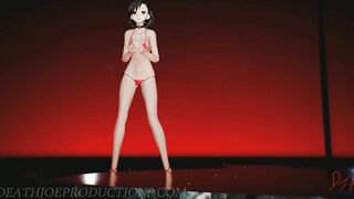 MMD SFW Mitsu Sexy Red - Pjanoo 1086